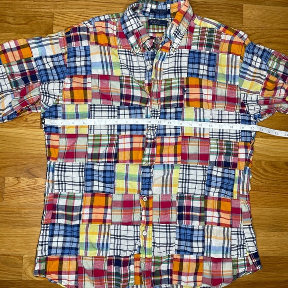 Vintage Polo Ralph Lauren Madras Plaid Casual Shirt - Picture 5 of 6